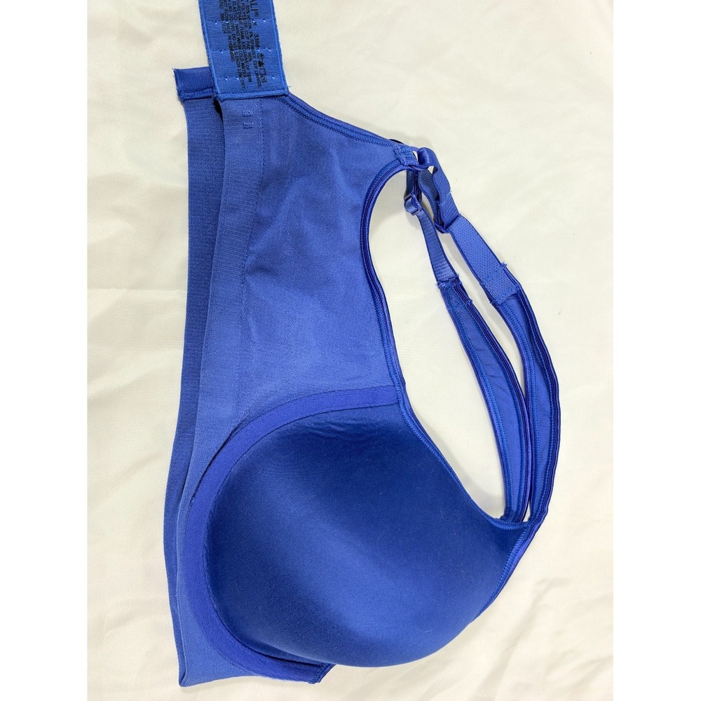 Bali Med. Bra 3388 Underwire Lined Embroidered Floral Light Padding Summer Blue - Picture 11 of 13